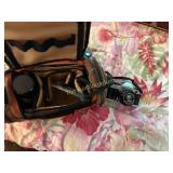 Canon AE-1 with case, lenses, flash