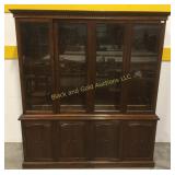 Teakwood Glassfront Cabinet