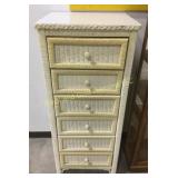 Henry Link Wicker 6 drawer chest of drawers