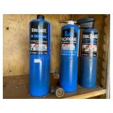 Blow torch and bottles