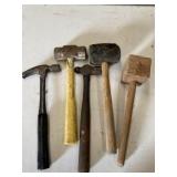 Wood mallet & misc.