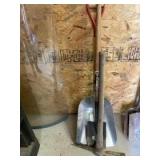 Scoop shovel & other yard tools