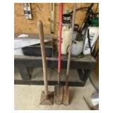 Yard tools incl. tamper