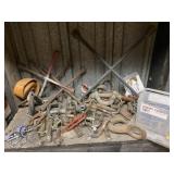 Misc. hitchmpins, tire irons, etc.