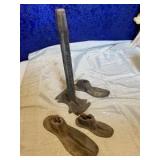 Antique cobbler shoe repair forms