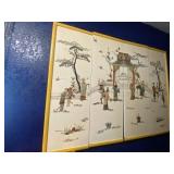 Misc.  oriental decor including wall art