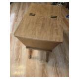 Storage end table