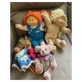 cabbage patch dolls & barbies
