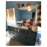 Dresser with mirror
