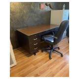 Desk and chair