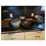 Pans incl. copper pan w/ lid