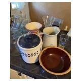 Misc. incl. Prarie Farms Milk pitcher