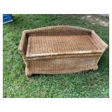 Wicker bench needs work