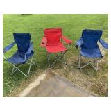 3 camp chairs