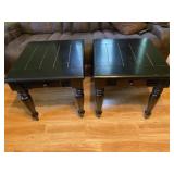 2 Farmhouse style end tables