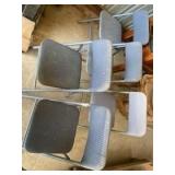 8 folding chairs