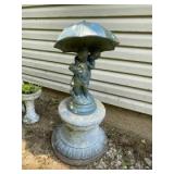 Concrete Boy & Girl in rain