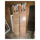 (2) Bi Fold doors new in wrapper. 30 x 80