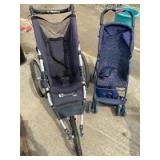 2 strollers