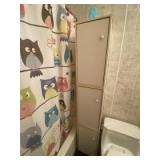 3 door cabinet, 12" wide x 70 " tall