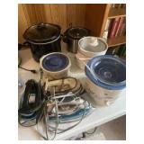 Crockpots and irons