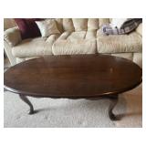 Coffee table oval