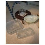 Glass storage containers warmer misc.