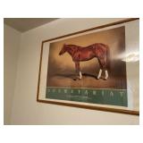 Signed secretariat print