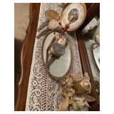 Brush and mirrors set and miscellaneous