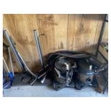 Two vintage vacuum cleaners