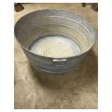 Washtub 24 inches in diameter