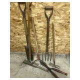 Old yard tools