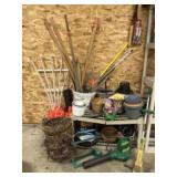 Gardening supplies including electric leaf