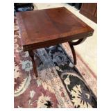 Flip top Side table. 24 x 24 opens to 47 "