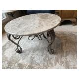 Heavy coffee table 33 inches in diameter