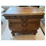 End table 28 inches tall 30 inches wide 18 inches