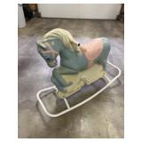 Vintage metal and plastic Rockinghorse