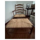 Extra wide chair and ottoman. 27" wide
