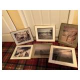 Six pieces photography art from Africa done by