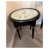 Clock/compass side table