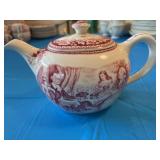 Homer Laughlin tea pot. Washington family