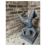 Child statue appears to be resin