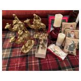 3 camels appear to be resin material and misc.