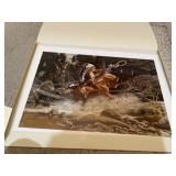 4 signed Frank McCarthy prints. Most are 22 x 32