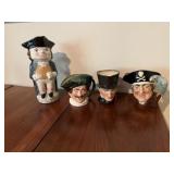 Face pitchers and tall pitcher . Tall one is 14