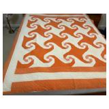 Very very old handmade quilt. Shows little wear