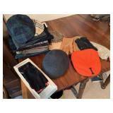 Caps scarves and gloves