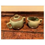 Frankoma cream and sugar set