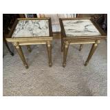 2 small side tables.  Measure 13 x 13