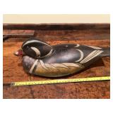 Old wood duck decoy